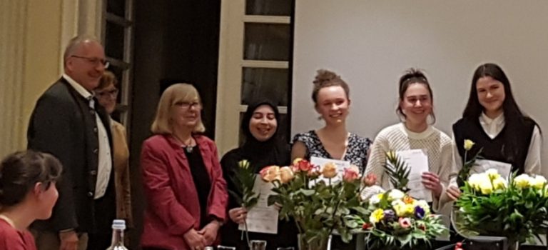 1.Platz beim Seminarfachwettbewerb