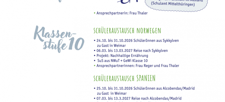 Erasmus+ am Goethegymnasium – unsere Angebote im Schuljahr 2026/27